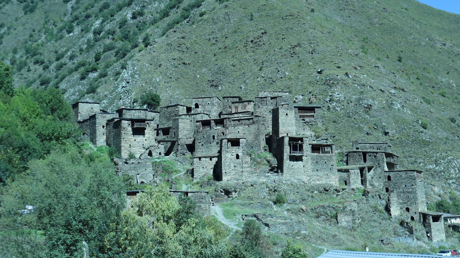 The stone towers of Shatili